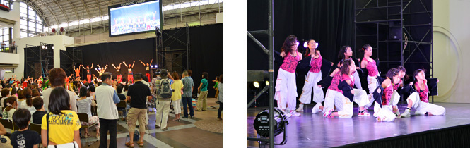 小・中・高で実施しているリズムダンス模擬授業体験 / 学校部門ショーケース1チーム目『吹田市立千里第三小学校』