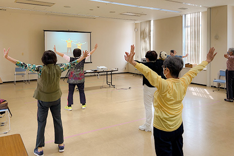 高石市総合保健センター 認知症予防を目的としたダンスプログラムの共同研究