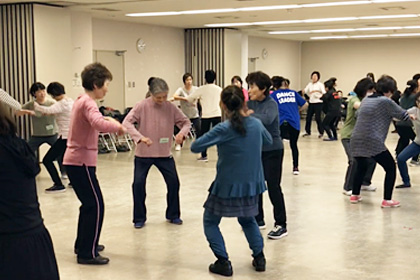 認知症予防を目的としたダンスプログラムの共同研究